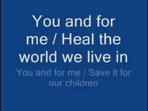 michael jackson - heal the world lyrics