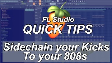 How to Sidechain your Kicks to your 808s  |  FL Studio Quick Tips