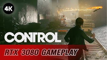 Control RTX 3080 Max Settings DLSS Raytracing 4K Gameplay