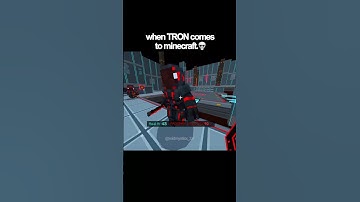 when TRON comes to minecraft.