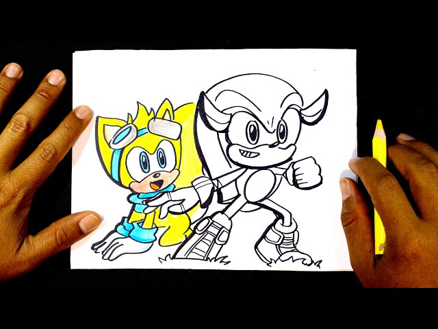 Draw with Mrs. Howard: Super Tails from Sonic the Hedgehog