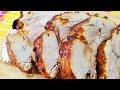 Свинина запеченная в духовке. Сочное мясо. Простой рецепт. Pork baked in the oven. Simple recipe.