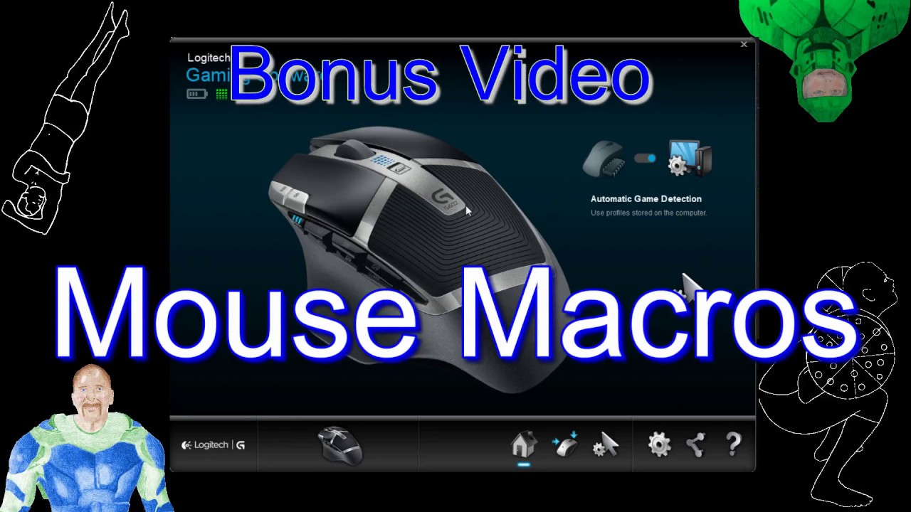 Mouse Macros and Logitech Software - My Setup - YouTube