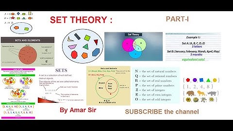 Set Theory(Definition, Explain with Examples)(CBSE,CHSE,ICSE) BY AMAR SIR