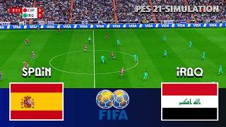 Spain vs Iraq | International Friendlies | PES 21 - Simulation HD screenshot 3