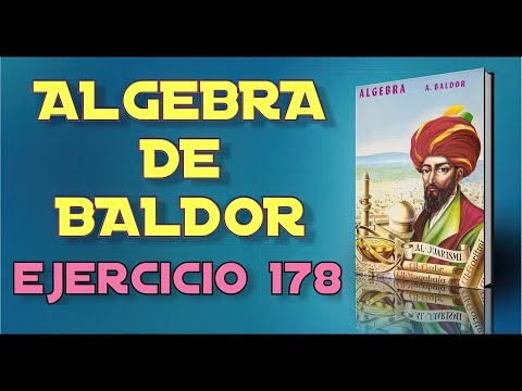 Algebra de Baldor Desde Cero - Ejercicio 178 2