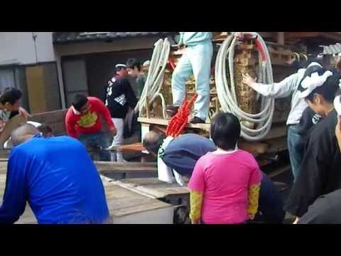 平成２３年内畑町　下出昇魂式　（だんじりトレーラー搬送）