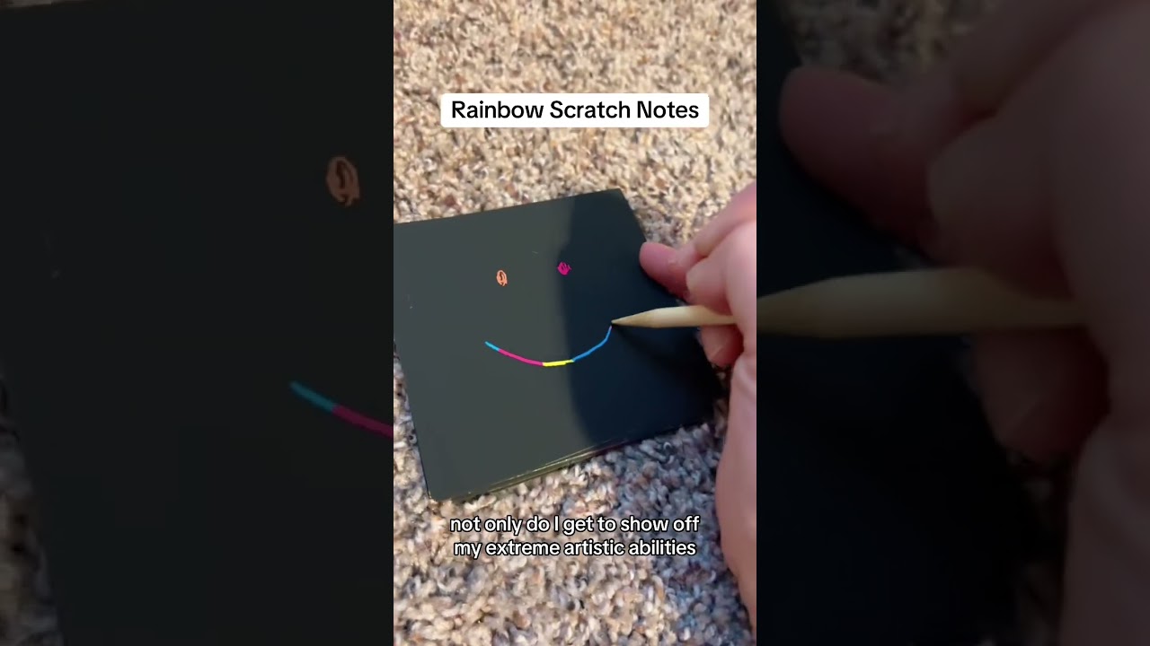 Rainbow Scratch Notes: Perfect Kid Entertainment for Travel! 