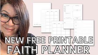 New Free Faith Planner Printable