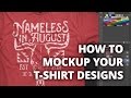 How To Use Displacement Maps to Mockup Your T-Shirt Designs