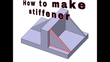 How to use stiffener option in Catia V5 using in part model and assembly_Catia is easy to learn.