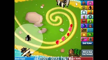 Bloons Tower Defense 4 Expansion - Beach Track 1 Walkthrough - No Lives Lost