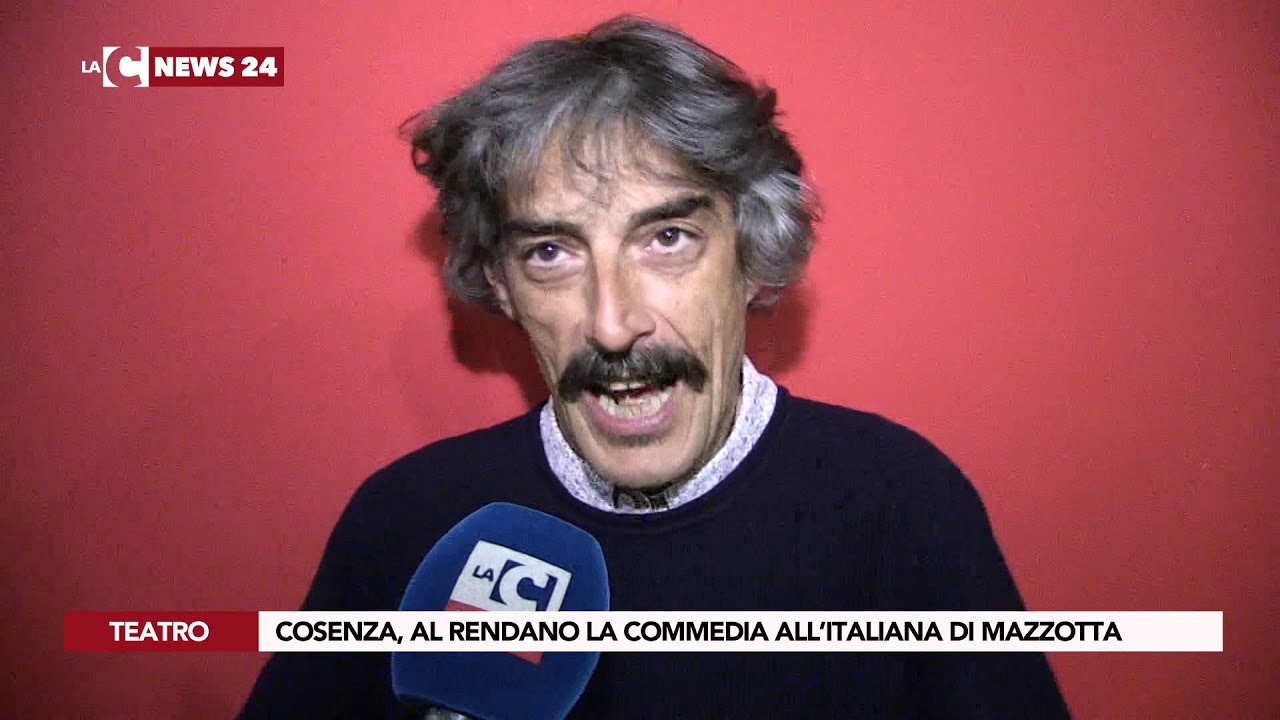notizie del giorno COSENZA, AL RENDANO LA COMMEDIA ALL’ITALIANA DI MAZZOTTA