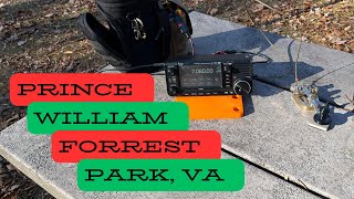23 Degree, Not Too Cold For Me! Straight Key J-38 CW POTA on 40 Meters With the Trusty IC-705