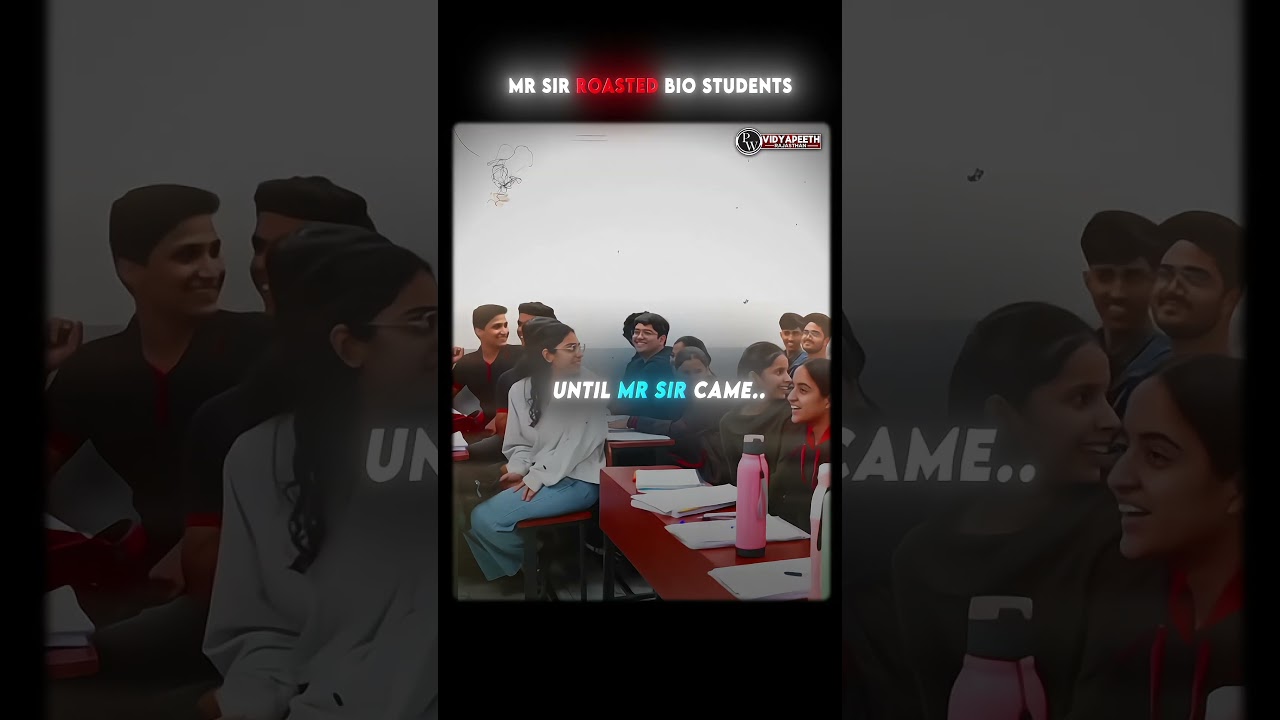 MR Sir Roasted Bio Students💀 