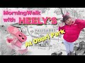Morning Walk with HEELY'S at Ohori Park in HAKATA【博多天然ママとしっかり娘の朝の運動】大濠公園をHEELYS（ヒーリーズ）で走ってみました