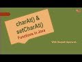 #41 charAt() &amp; setChartAt() in Java | Methods Used in StringBuffer Class | CORE JAVA |Hindi