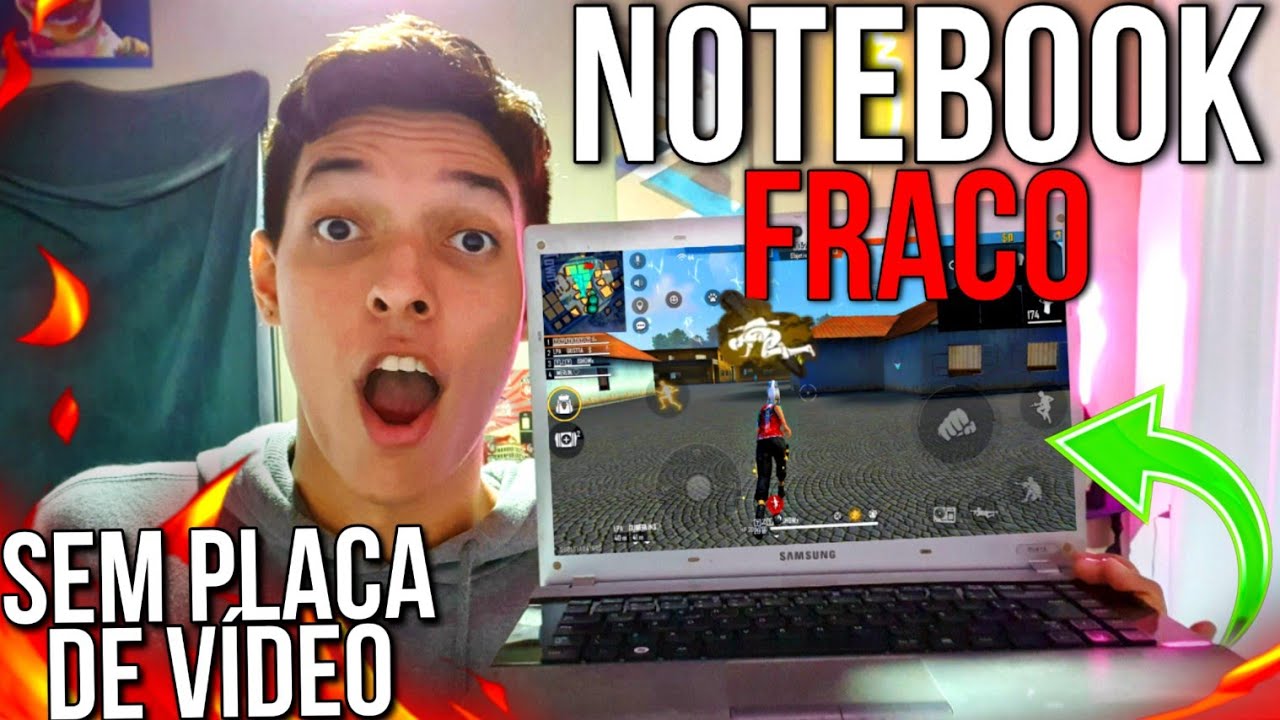 Como jogar FREEFIRE no PC FRACO com 2GB Ram P3 ! #fogareugratis