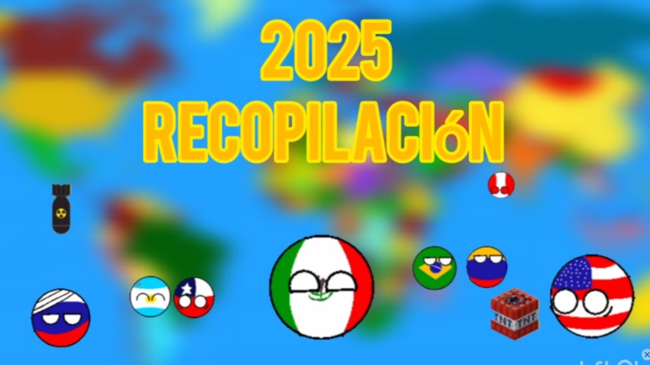 Recopilacion de todos los videos de 2025 🎉 #countryballs #humor #humordepaises #viralvideo #2025 