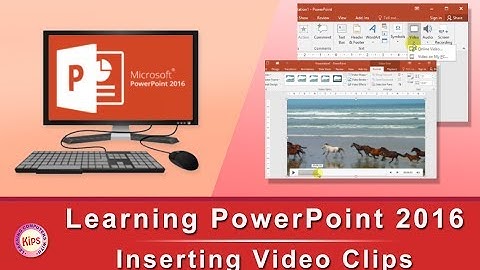 Learning PowerPoint 2016: Inserting Video Clips