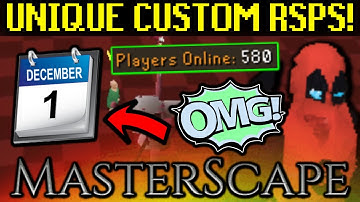 VERY UNIQUE CUSTOM RSPS IS RELEASING 1st December 2022! (Holy Sword GIVEAWAY) - MasterScape RSPS