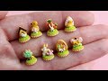 Miniature Easter gingerbread cookies. Tutorial. DIY. Polymer clay. Пасхальные пряники