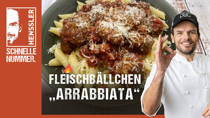 Schnelles Fleischbällchen „Arrabbiata“ Rezept von Steffen Henssler