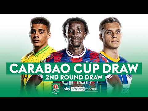 Download LIVE! Carabao Cup Second Round Draw! 🏆