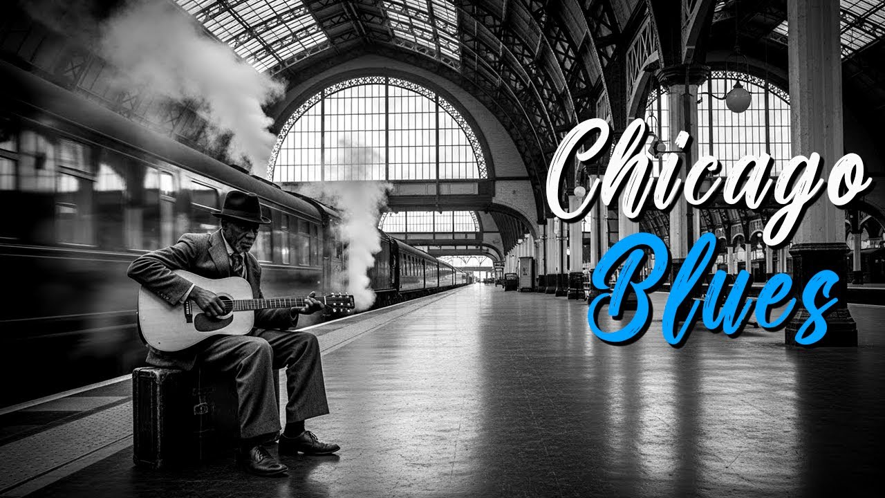 🔥 Burnout Chicago Blues for Exhaustion & Second Winds | Midnight Blues Voice