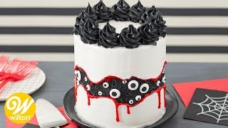 How to Make a Fault Line Halloween Cake | Wilton