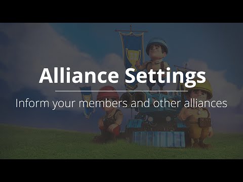 Top War - Alliance Settings - Informing members and other alliances with the right info