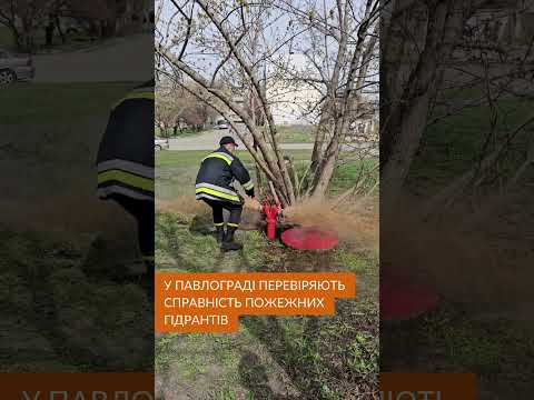 🧑🏼‍🚒 У Павлограді перевіряють пожежні гідранти