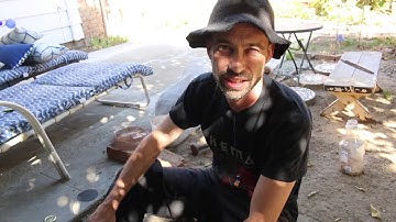 Dye Like a Viking! Rust powder dyes angora.