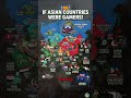 If ASIAN Countries Were GAMERS! 🎮🌏 #countryballs #mapping #shorts