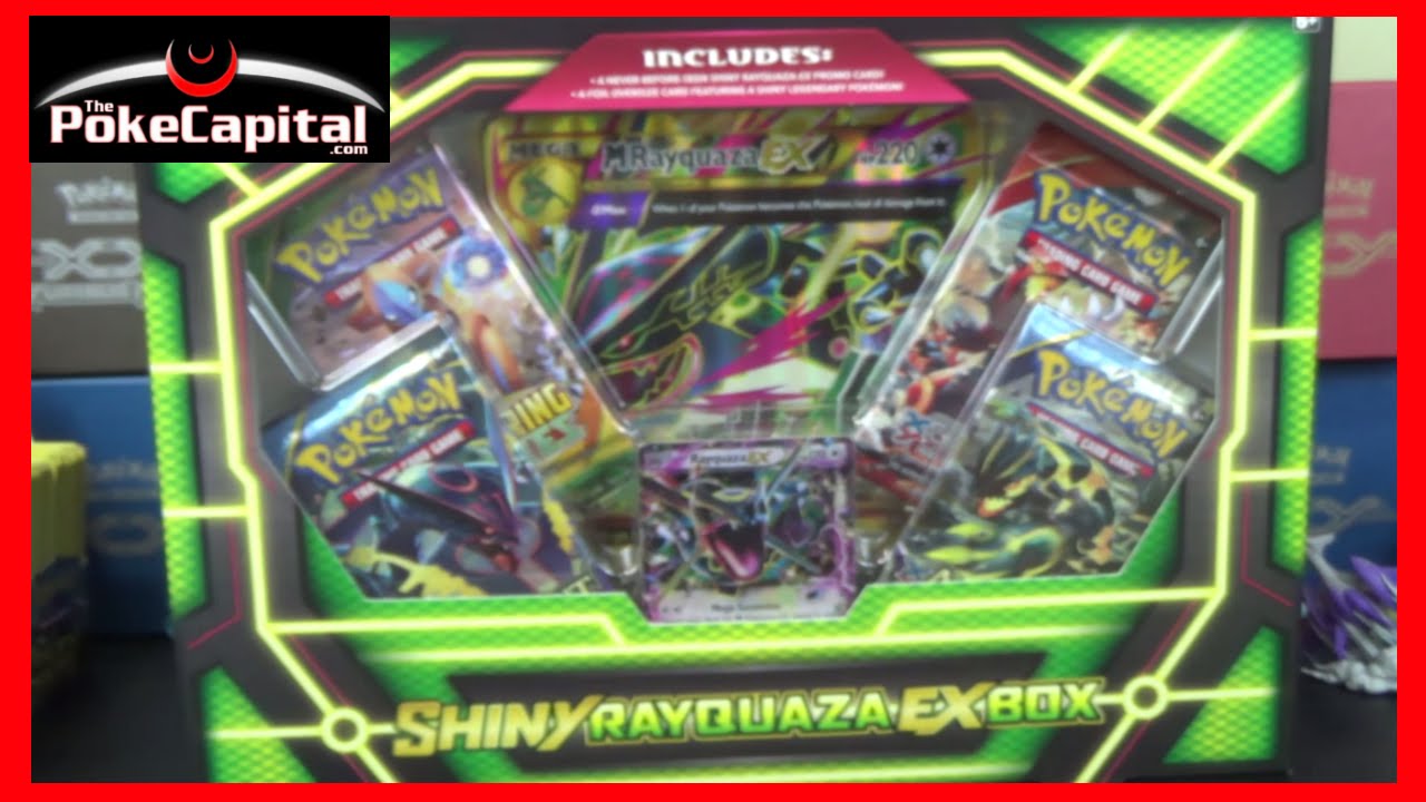 Unboxing: Pokémon TCG - Shiny Rayquaza EX Box 