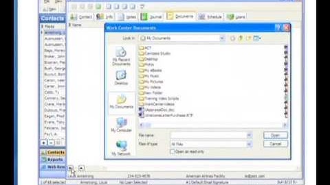 6-4 Linking external documents to your contact records