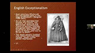 In the Shadow of the Great Hartford Witch Hunt (Lecture)