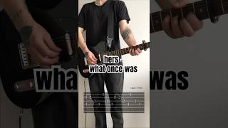 hers - what once was cover with tabs #guitartutorial  #guitartabs