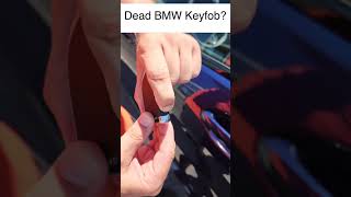 Can I start my BMW with a dead key fob?