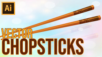 Adobe Illustrator Tutorial | How to Draw Chopsticks