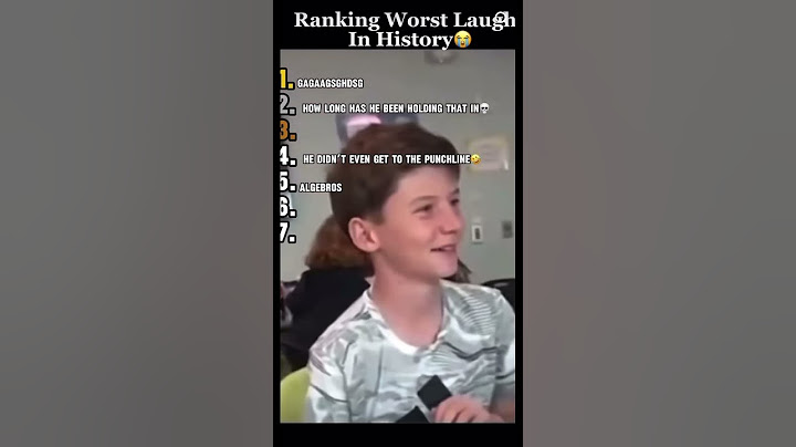 Ranking the worst laughs in history 💀