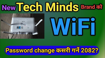 Tech Mind WiFi Password change garne tarika 2082/How to password change Tech Mind WiFi 2025?#wifi