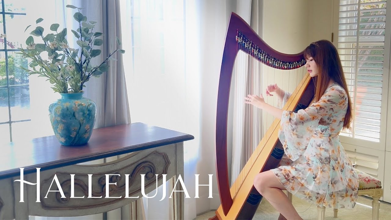 Hallelujah (Harp Cover) My Harp Journey YouTube