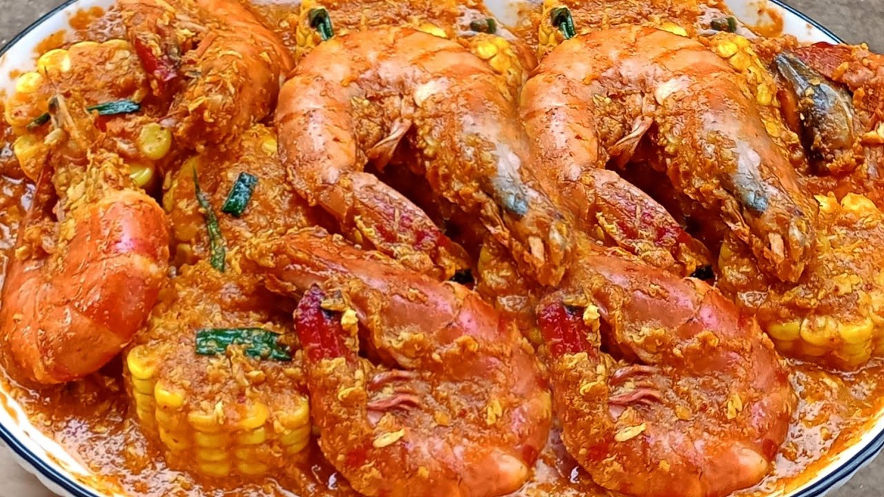 Resep Udang Saus Padang Enak Ala Restoran | Cara Membuat Udang Saus Padang Simple