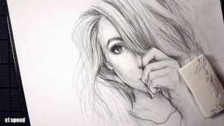 ... learn how to draw realistic pencil portraits like a real...