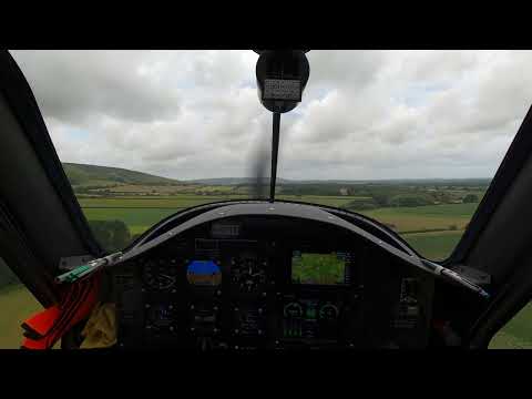 Pipistrel Velis Electric landing at Truleigh Farm airstrip