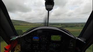 Pipistrel Velis Electric landing at Truleigh Farm airstrip