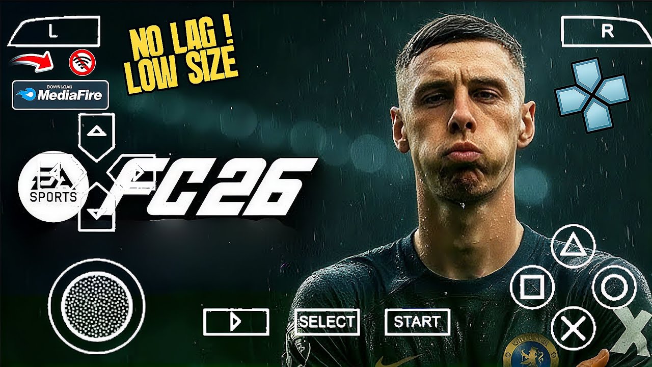 FIFA 2026! EA SPORTS FC 26 PPSSPP | PS5 Camera + New Transfers + 2025/26 Kits HD GRAPHICS