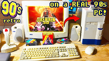 I Installed & Played Duke Nukem 3D on a REAL 90s PC… It Still Works!