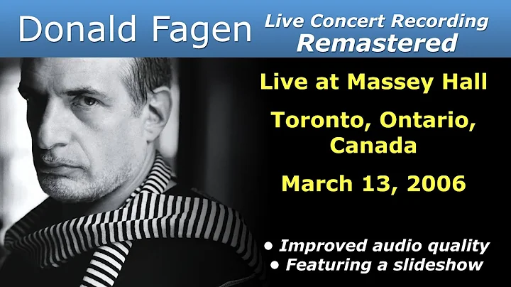 Donald Fagen 2006-03-13 Toronto, Ontario, Canada |...